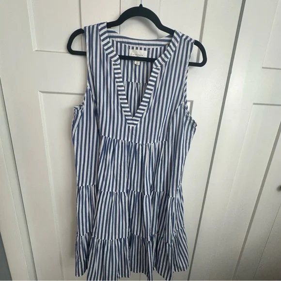 Tuckernuck Pomander Place Nautical Striped Dress xl - Picture 2 of 6